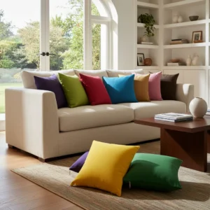 Almohadones Lisos 40x40 Cm Con Cierre - Ideal Para Sublimar