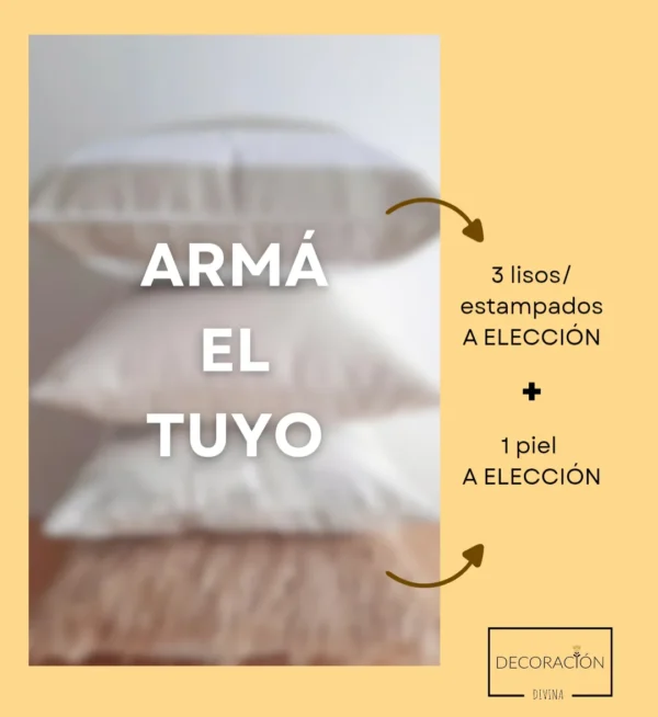 D_NQ_NP_2X_968059-MLA83528516798_042025-F Pack De 4 Almohadones Nórdicos - 40x40