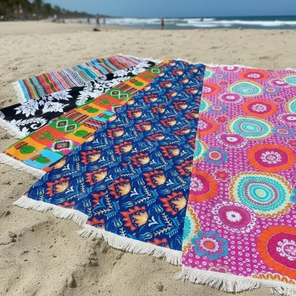 Lona Playera Con Flecos 1x1.50mt